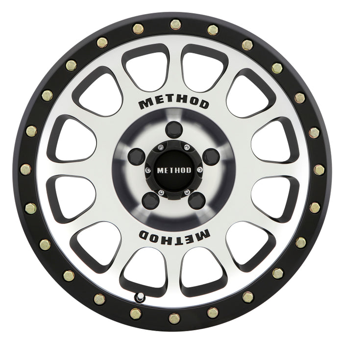 Method MR305 NV 17x8.5 0mm Offset 5x5.5 108mm CB Machined/Black Street Loc Wheel MR30578555300