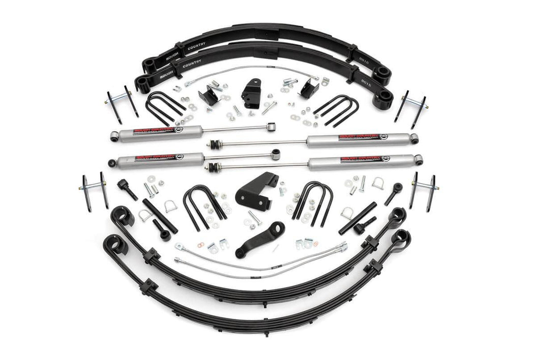 Rough Country 6 Inch Lift Kit Manual Steer Jeep Wrangler Yj 4Wd (1987-1995) 622M.20