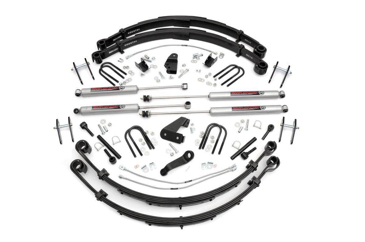 Rough Country 6 Inch Lift Kit Manual Steer Fits Jeep Wrangler Yj 4WD (1987-1995) 622M.20