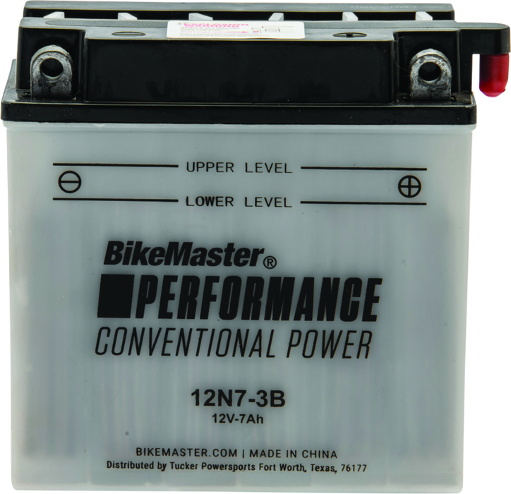 BikeMaster Performance Conventional Battery 12N7-3B