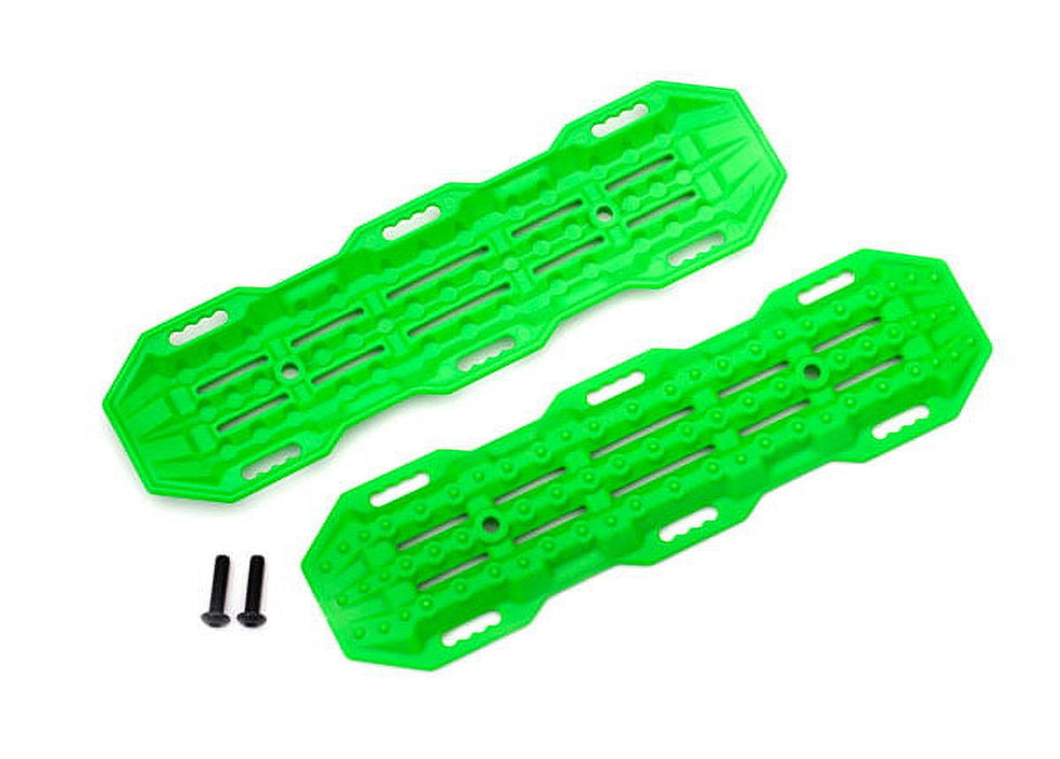 Traxxas Traction Boards, Green/ Mounting Hardware 0020334812162