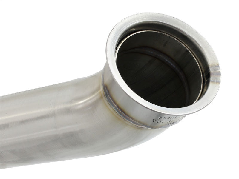 aFe MACHForce XP SS-304 Black Tip 2.5in Dia Cat Back Exhaust 12-14 BMW 335i (F30) 3.0L (t) 49-36326-B