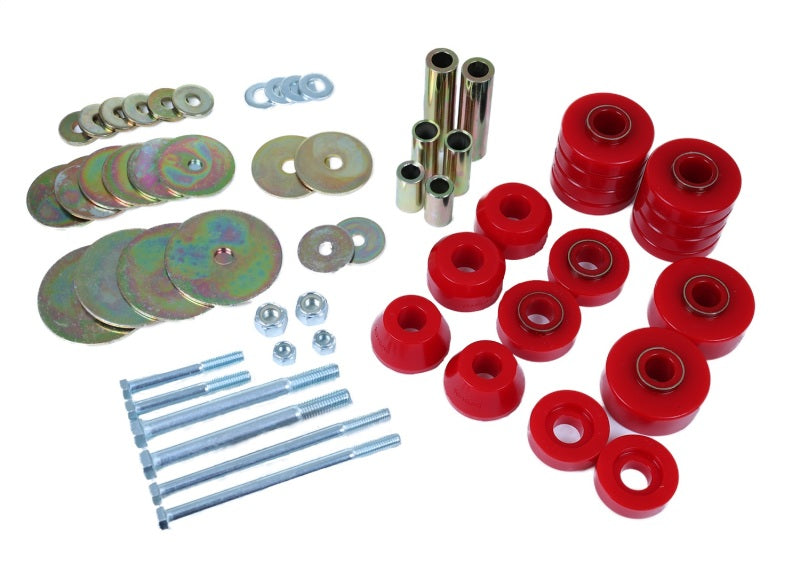 Energy Suspension 69-72 GMC C1500 Pickup Red Body Mount Bushing Set 3.4163R