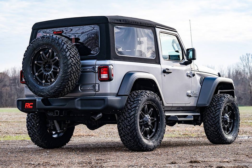 Rough Country 3.5 Inch Lift Kit C/A Drop Front D/S Jeep Wrangler Jl Rubicon (18-23) 90530