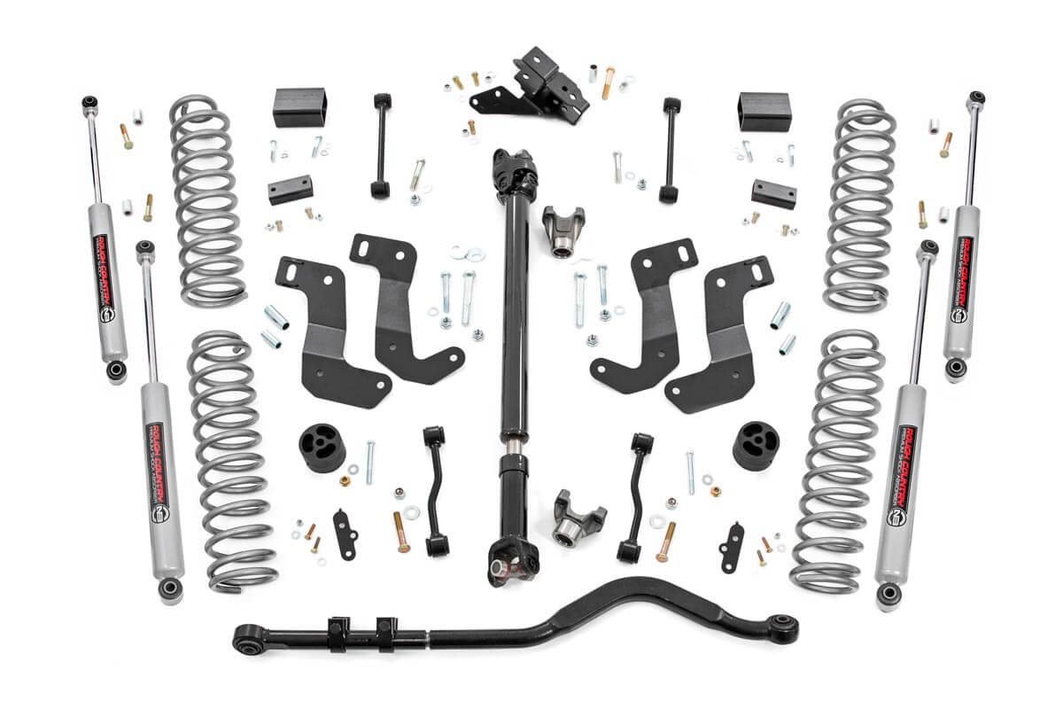 Rough Country 3.5 Inch Lift Kit C/A Drop Fr D/S Fits Jeep Wrangler Jl 4WD (18-23) 62730