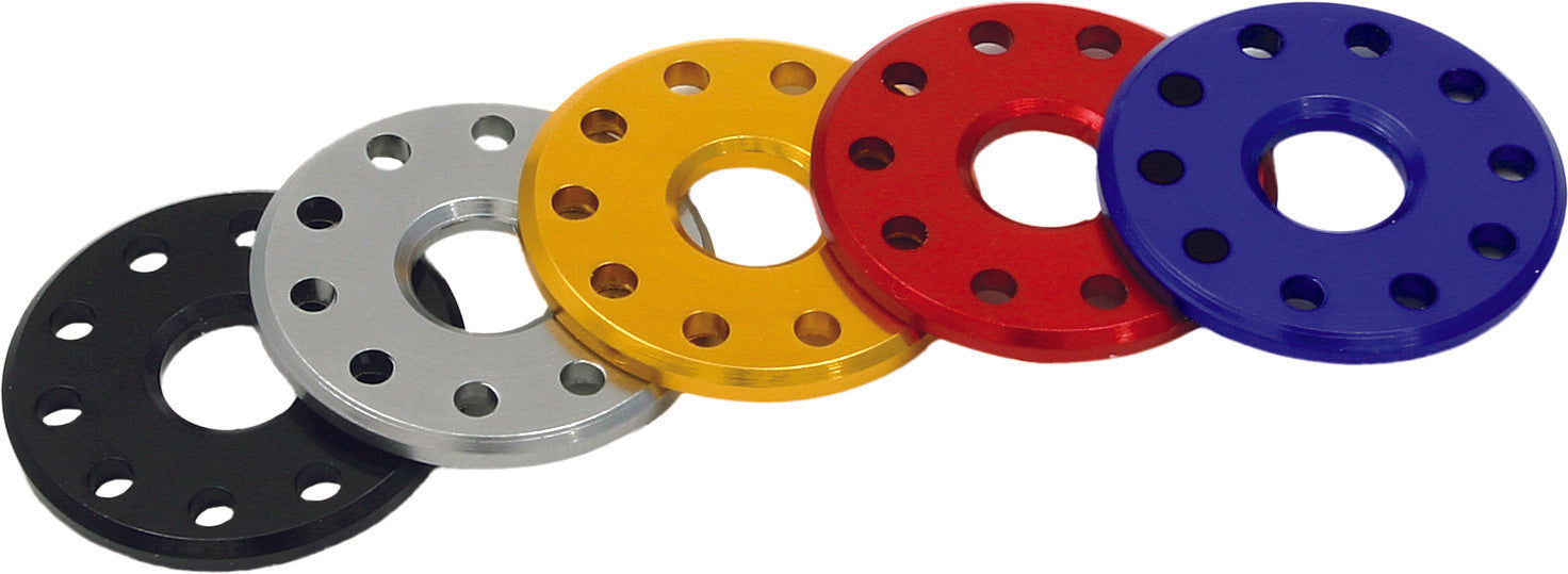 10/PC DRC M6 ALUM SPACERS TYPE 31 RED