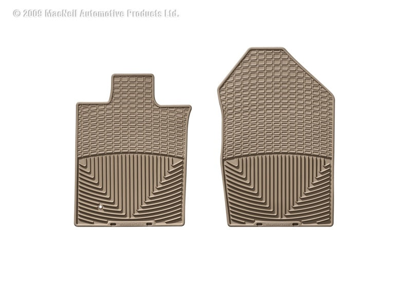 WeatherTech 06-09 Ford Fusion Front Rubber Mats Tan W97TN