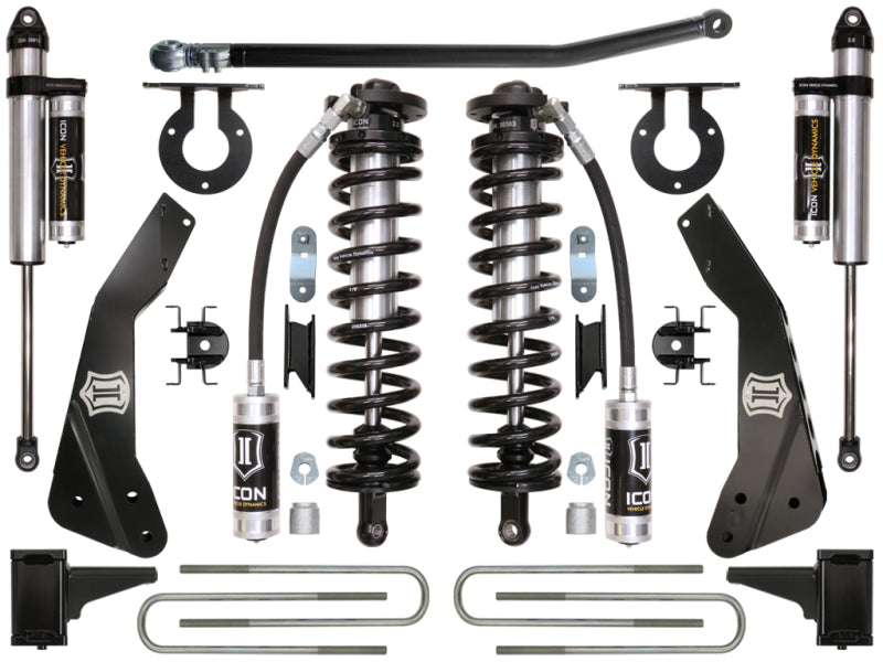 Icon 2011-2016 Ford F-250/F-350 4-5.5" Lift Stage 3 Coilover Conversion System K63133