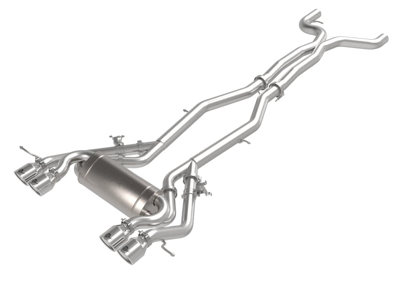 aFe MACHForce XP Exhausts Cat-Back SS 21 BMW M2 Competition L6-3.0L w/Polished Tips 49-36351-P