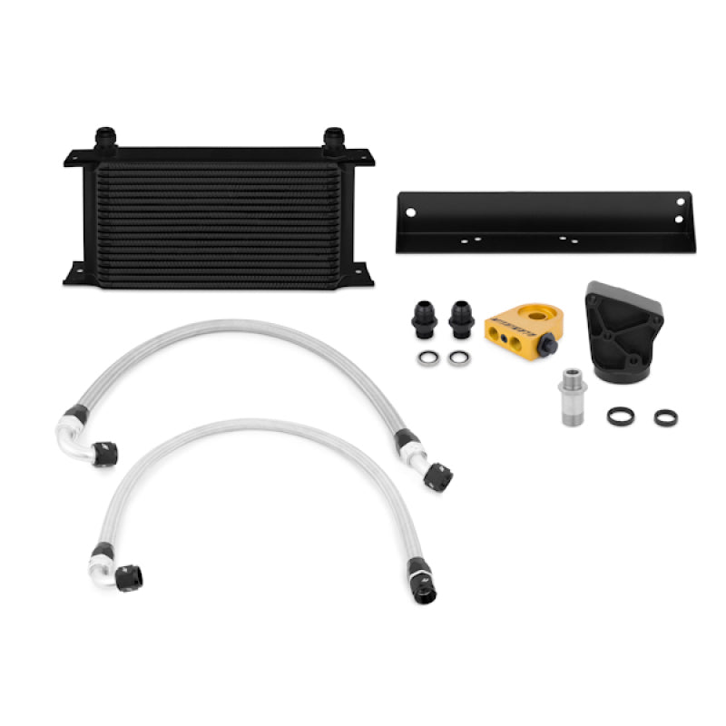 Mishimoto 10-11 Hyundai Gensis Coupe 3.8L Thermostatic Black Oil Cooler Kit MMOC-GEN6-10TBK