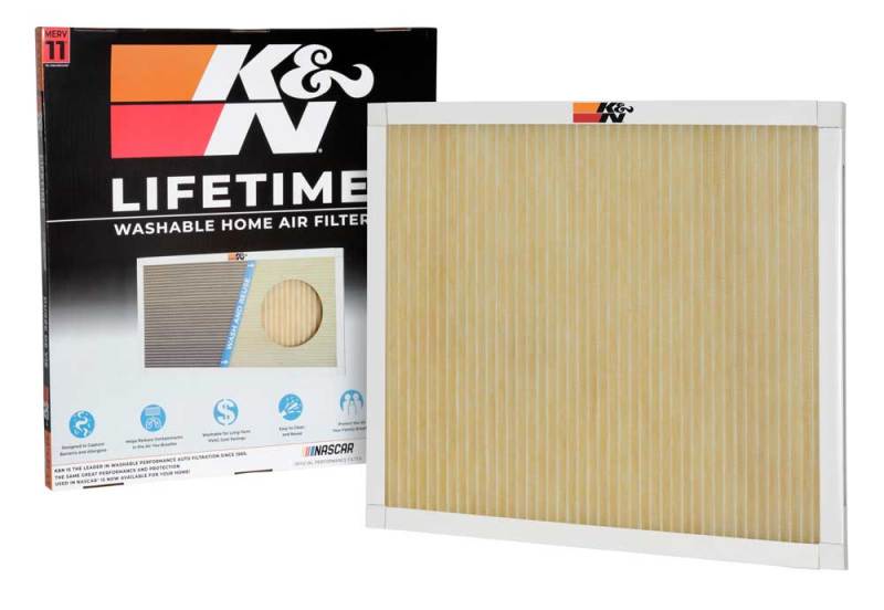 K&N 24X24X1 Hvac Furnace Air Filter, Lasts A Lifetime, Washable, Merv 11, The
