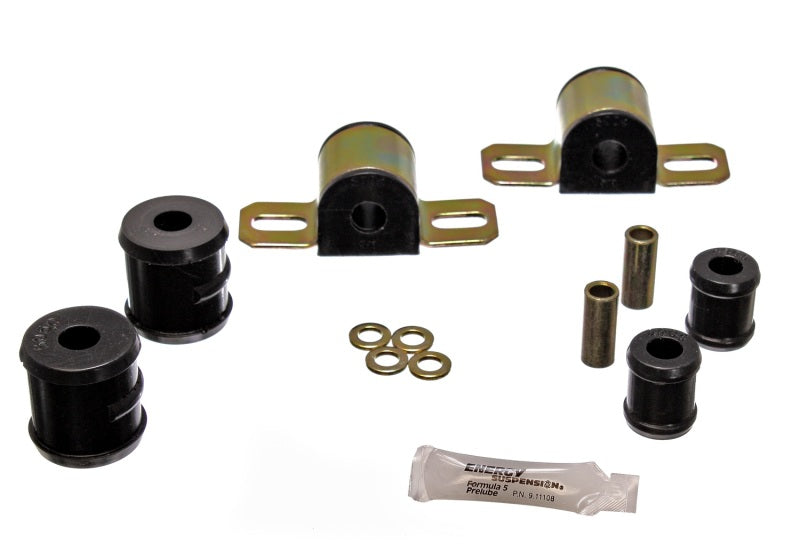 Energy Suspension 67-81 Camaro Black 3/4 inch Bar One Bolt Clamp Style Rear Sway Bar Bushing Set 3.5109G