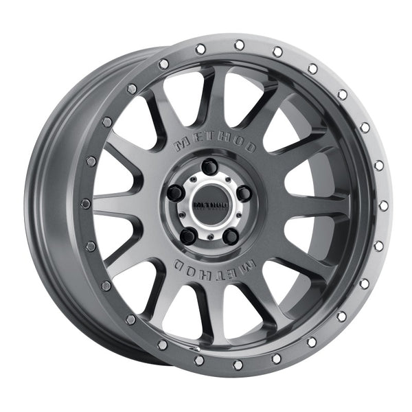 Method MR605 NV 20x10 -24mm Offset 5x5 71.5mm CB Gloss Titanium Wheel MR60521050824N