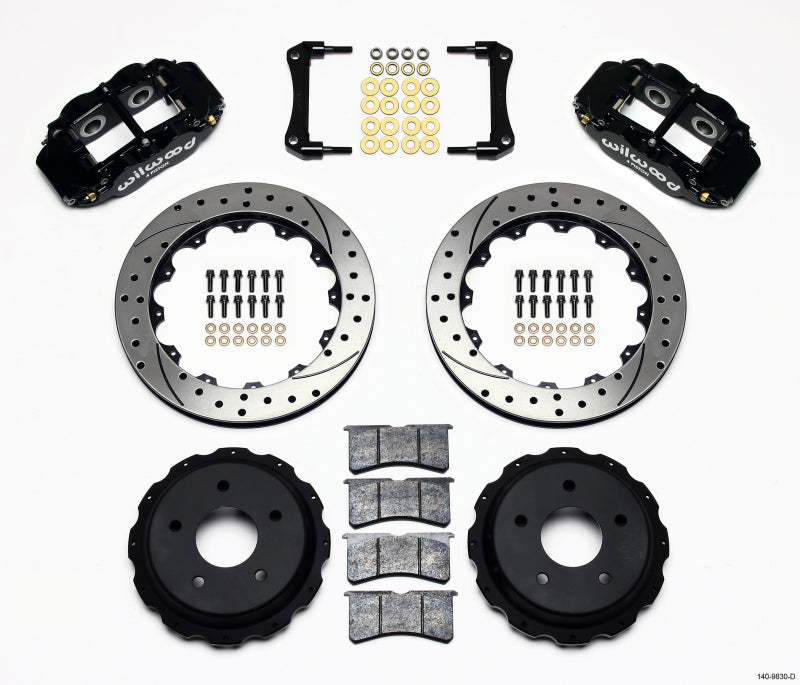 Wilwood Narrow Superlite 4R Rear Kit 12.88in Drilled 98-02 Camaro/Firebird 140-9830-D