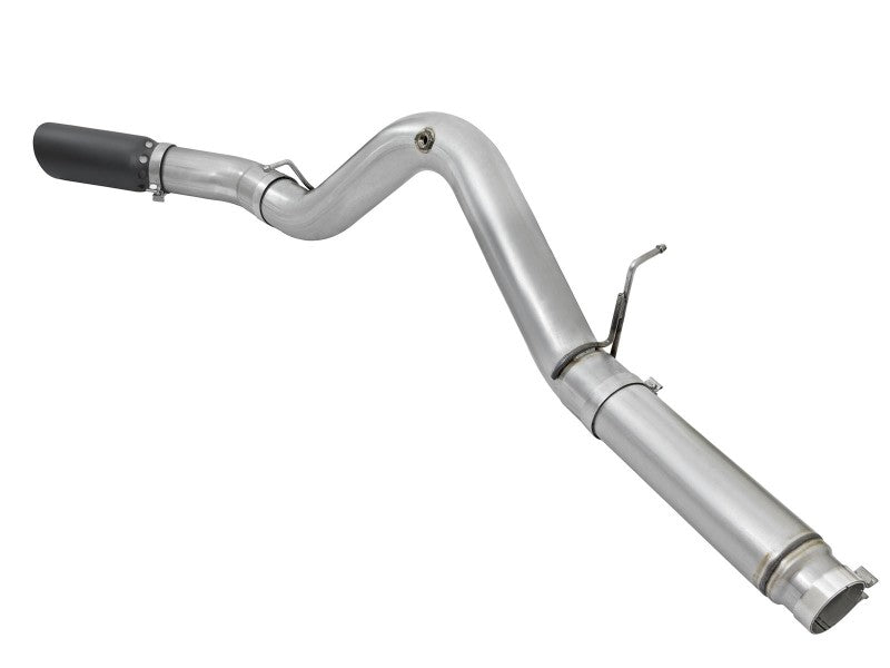 aFe Atlas Exhaust 5in DPF-Back Aluminized Steel w/ Black Tips 16-17 GM Diesel Truck V8-6.6L (td) 49-04081-B