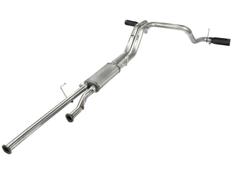 aFe MACHForce XP 2-1/2in to 3in 409 SS Cat-Back Exhaust w/ Black Tips 10-17 Toyota Tundra V8 5.7L 49-46014-B