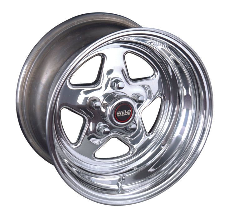 Weld ProStar 15x9 / 5x4.75 BP / 5.5in. BS Polished Wheel Non-Beadlock 96-59280