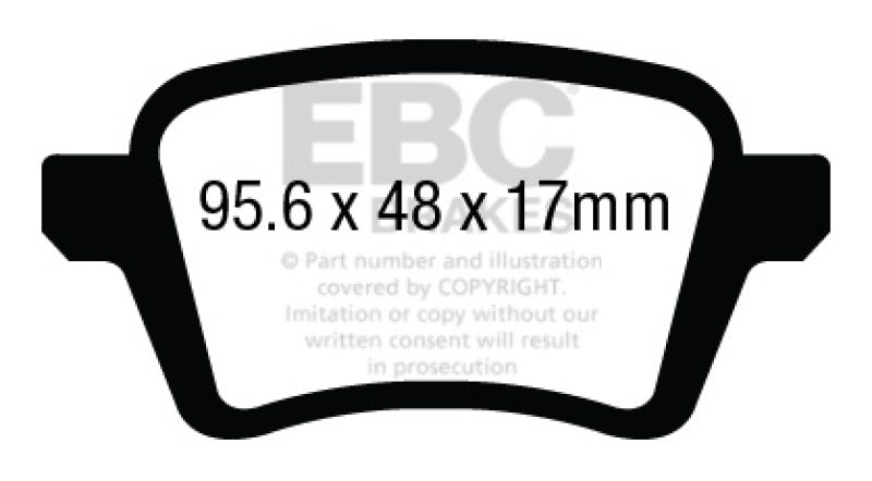 Ebc Yellowstuff Brake Pad Sets DP43027R