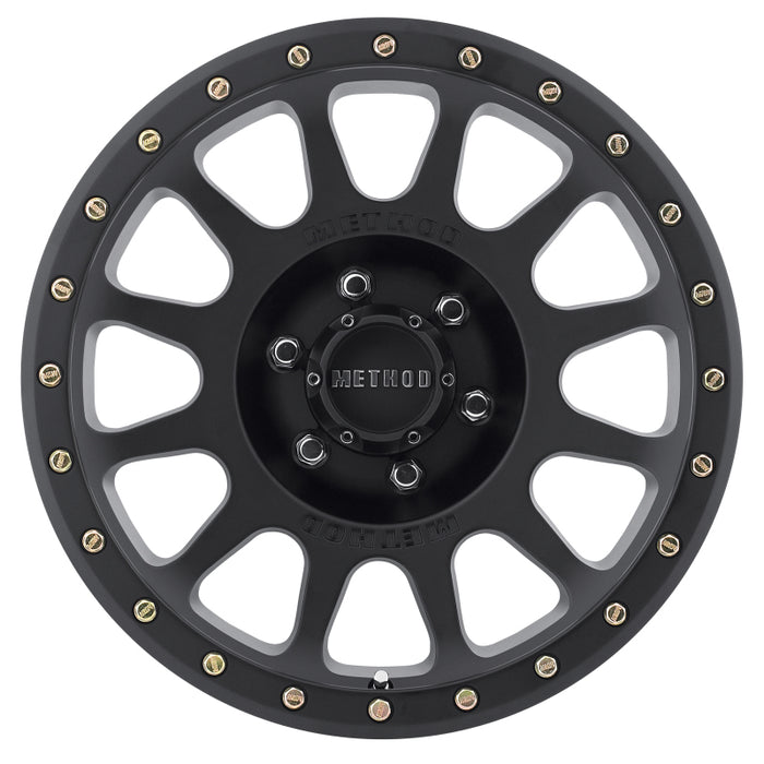 Method MR305 NV 17x8.5 0mm Offset 6x5.5 108mm CB Matte Black Wheel MR30578560500