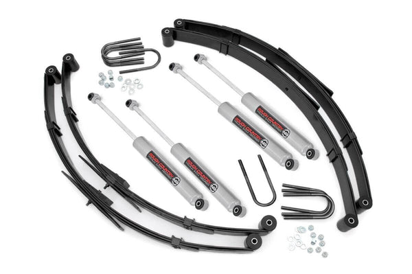Rough Country 4 Inch Lift Kit Fits toyotaLand Cruiser FJ40 4WD (1964-1980) 73530