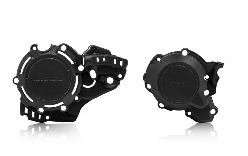 Acerbis X-Power Engine Cover Kit (Black) For 21-22 Gas Gas Ec300 2872870001