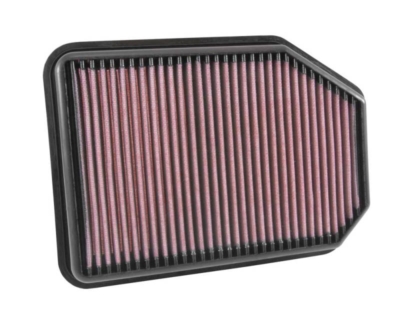 K&N 07-15 compatible with Jeep Wrangler L4-2.8L DSL Replacement Drop In Air Filter 33-5023