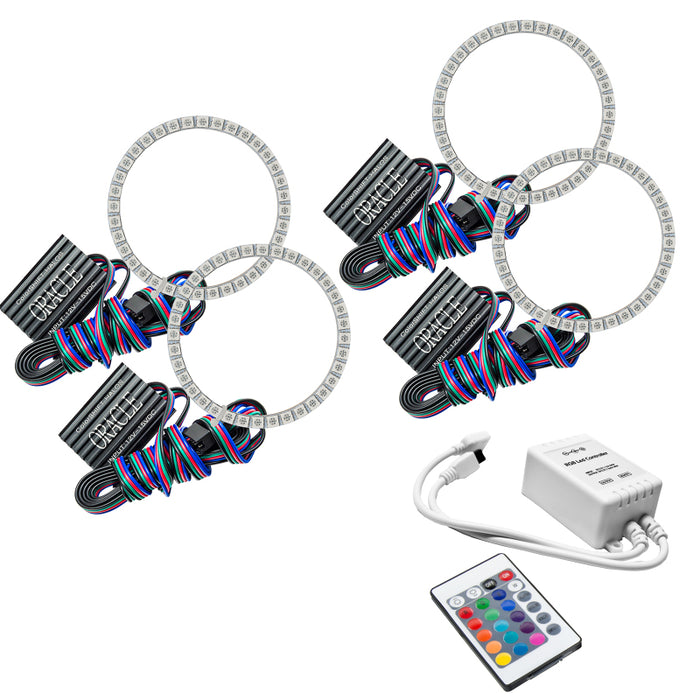 Oracle Compatible with Infiniti G35 Coupe 03-05 Halo Kit ColorSHIFT w/ Simple Controller SEE WARRANTY 2320-504