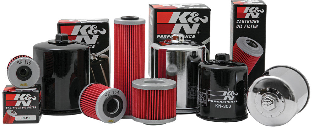 K&N Motorcycle Oil Filter: High Performance, Premium, Designed to be used with Synthetic or Conventional Oils: Fits Select Harely Davidson Motorcycles, KN-170