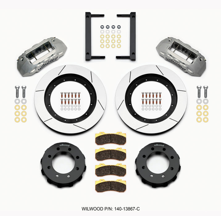 Wilwood TX6R Front Kit 16.00in Clear Ano 2005-2012 Ford F250/F350 4WD 140-13867-C