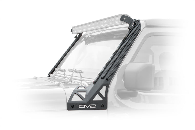 DV8 Offroad 2018+ JL/Gladiator Picatinny Rail A-Pillar Pod LED Light Mount D-JL-190052-PIL