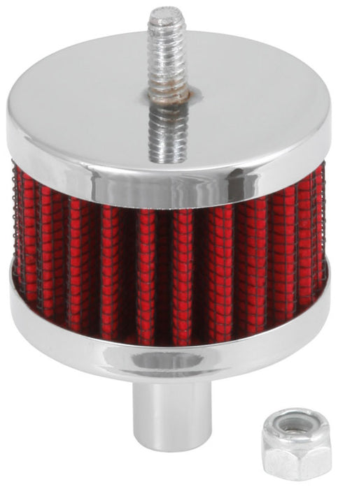K&N Vent Air Filter/ Breather: High Performance, Premium, Washable, Replacement Engine Filter: Filter Height: 1.5 In, Flange Length: 0.875 In, Shape: Breather, 62-1100