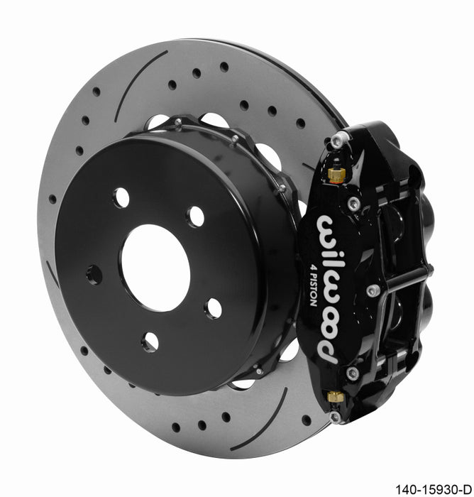 Wilwood Superlite 4R Rear Brake Kit 14.00 Black 2018-Up compatible with Jeep JL SRP w/Lines 140-15930-D