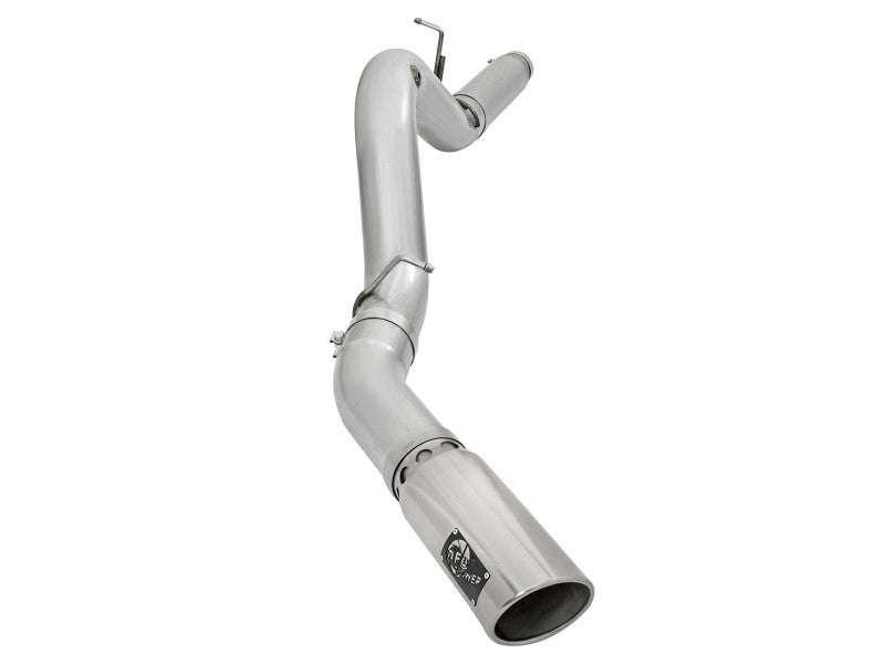 aFe Atlas Exhaust 5in DPF-Back Aluminized Steel w/ Polished Tips 16-17 GM Diesel Truck V8-6.6L (td) 49-04081-P