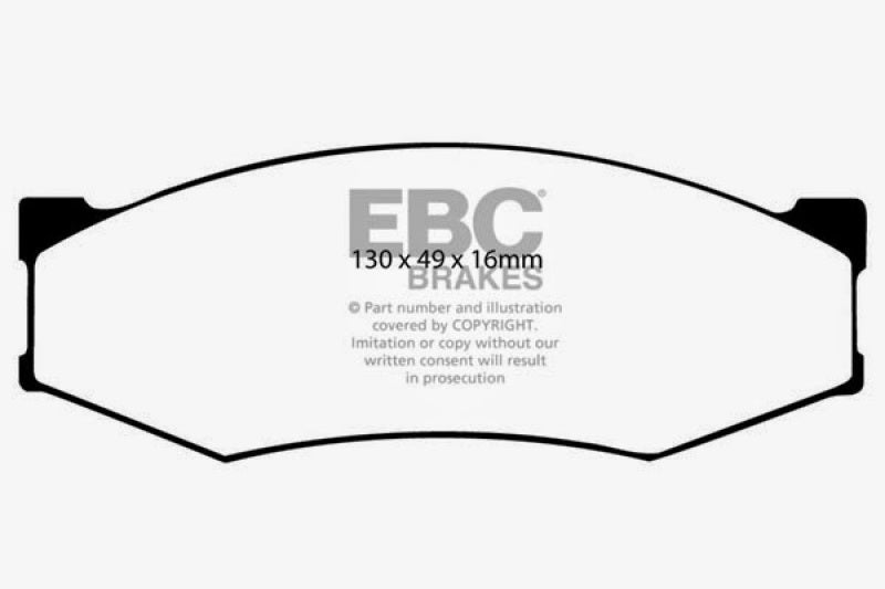 EBC 90-93 Compatible with Infiniti M30 3.0L Ultimax2 Front Brake Pads UD266