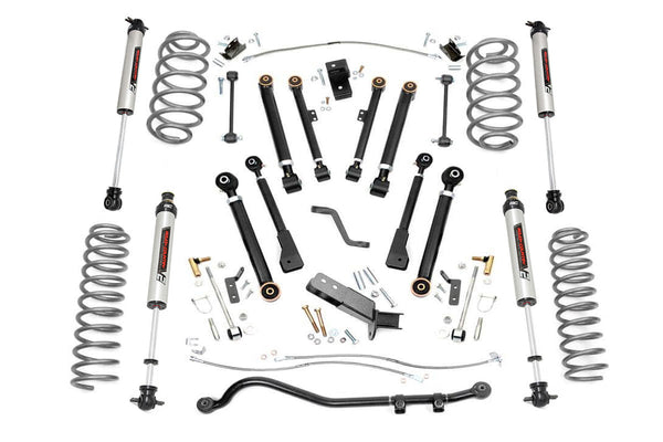 Rough Country 4 Inch Lift Kit X-Series V2 compatible with Jeep Wrangler Tj 4Wd (1997-2006) 66171