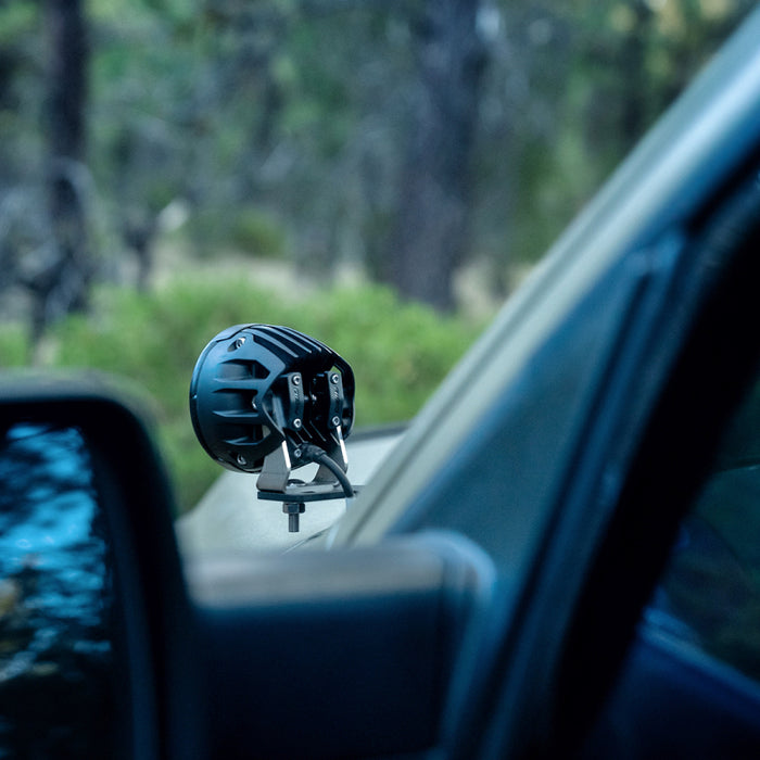 Rigid Industries 2019+ Compatible with Dodge RAM 1500/TRX A-Pillar Light Kit (Incl. 4In 360-Series Drive) 46718