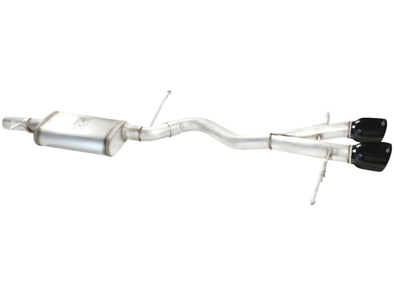 aFe MACHForce XP Exhaust 304SS Cat-Back w/ BlackTips 2008 VW Golf R32 V5 3.2L 49-36408-B