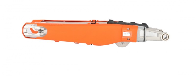 Acerbis Teketmagnet Swing Arm Guards (Orange) For 14-15 Husqvarna Fc450Hq