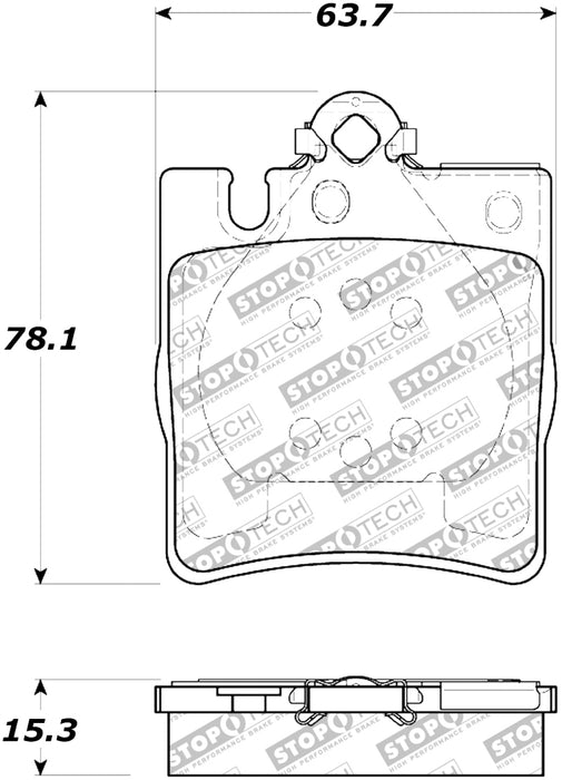 StopTech Street Touring Brake Pads 308.0876