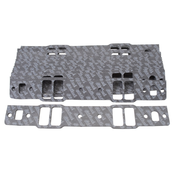 Edelbrock Gasket Kit Intake Manifold SBC 2814 for GM Cast Iron Bowtie Vortec Package of 10 72078