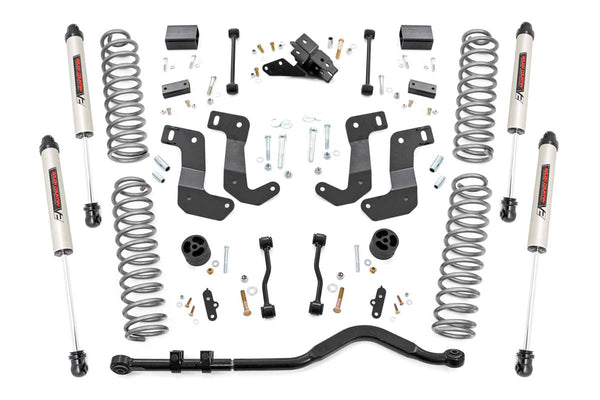 Rough Country 3.5 Inch Lift Kit C/A Drop Stage 1 V2 Fits Jeep Wrangler Jl (18-23) 66870