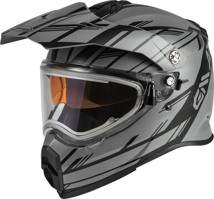 AT-21S Epic Snow Helmet W/ELEC Shield Matte Grey/Black XS