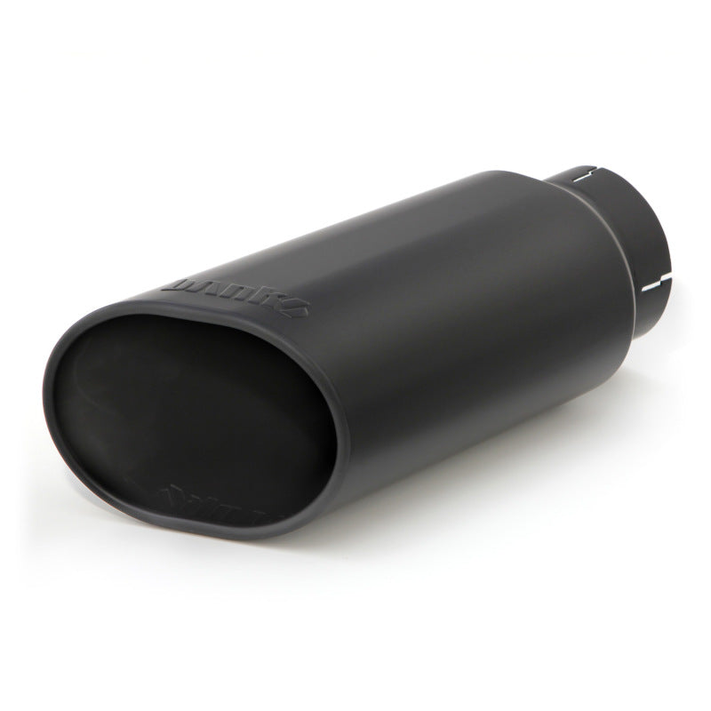 Banks Power Tailpipe Tip Kit SS Obround Slash Cut Black 4in Tube 5in X 6in X 14in 52927