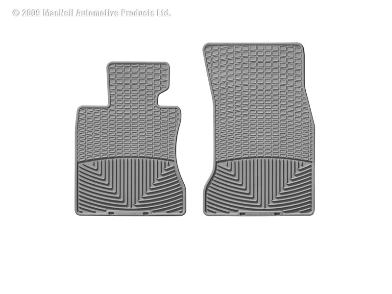 WeatherTech 04-07 BMW 525i Front Rubber Mats Grey W62GR