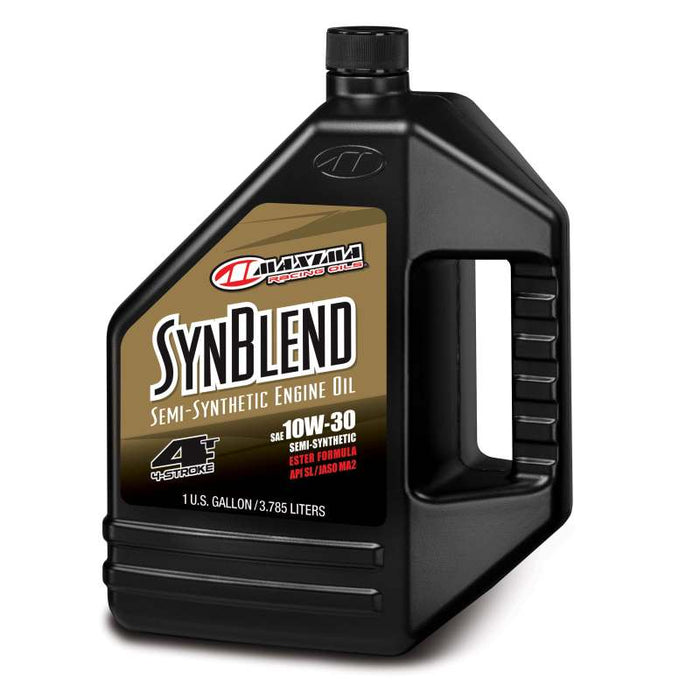 Maxima Racing Usa Syn Blend4 10W30 Synthetic Blend Motorcycle Engine Oil 30-329128B