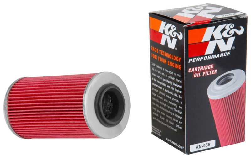 K&N Motorcycle Oil Filter: High Performance, Premium, Designed to be used with Synthetic or Conventional Oils: Fits Select Sea-Doo, Bombardier, John Deere Vehicles, KN-556
