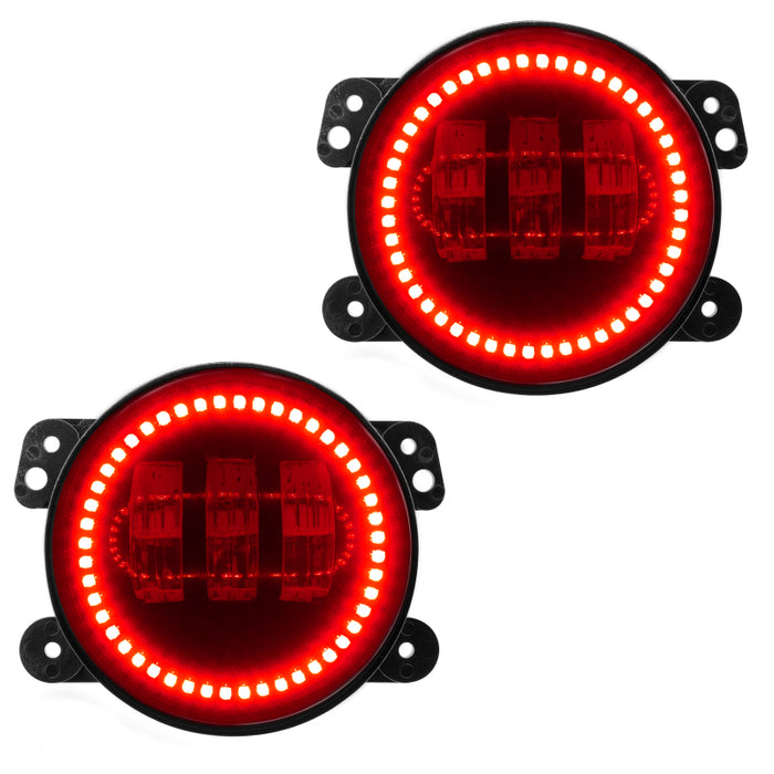 High Powered LED Fog Lights Oracle 5775-003 Fits select: 2015-2019,2021 JEEP WRANGLER UNLIMITED