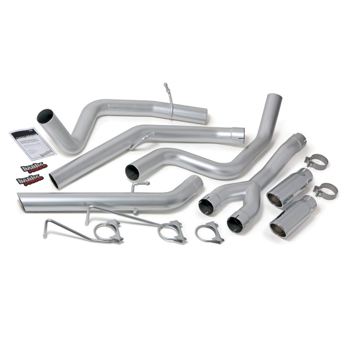 Banks Power 14-15 Compatible with Dodge Ram 1500 3.0L Diesel Monster Exhaust System SS Dual Exhaust w/ Chrome Tips 48602