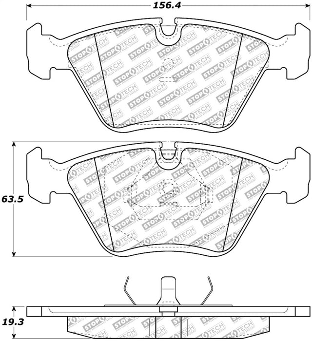 Stoptech St Street Brake Pads 305.0394