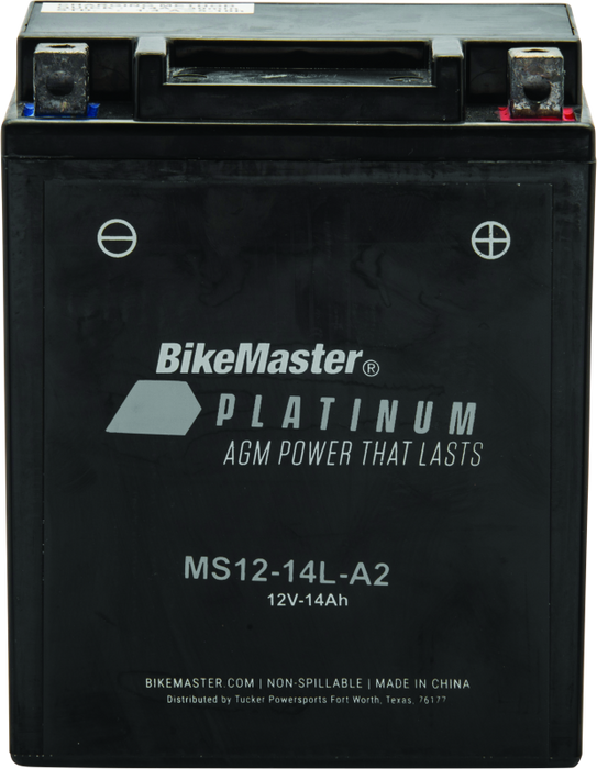 BikeMaster Platinum Batteries MS12-14L-A2
